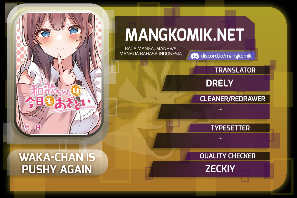 Baca Komik Waka-chan Is Flirty Again Chapter 09 Gambar 1