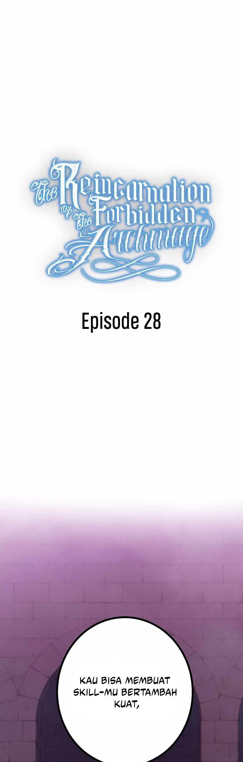 Manhwa The Reincarnation of the Forbidden Archmage Chapter 28 gambar nomor 2
