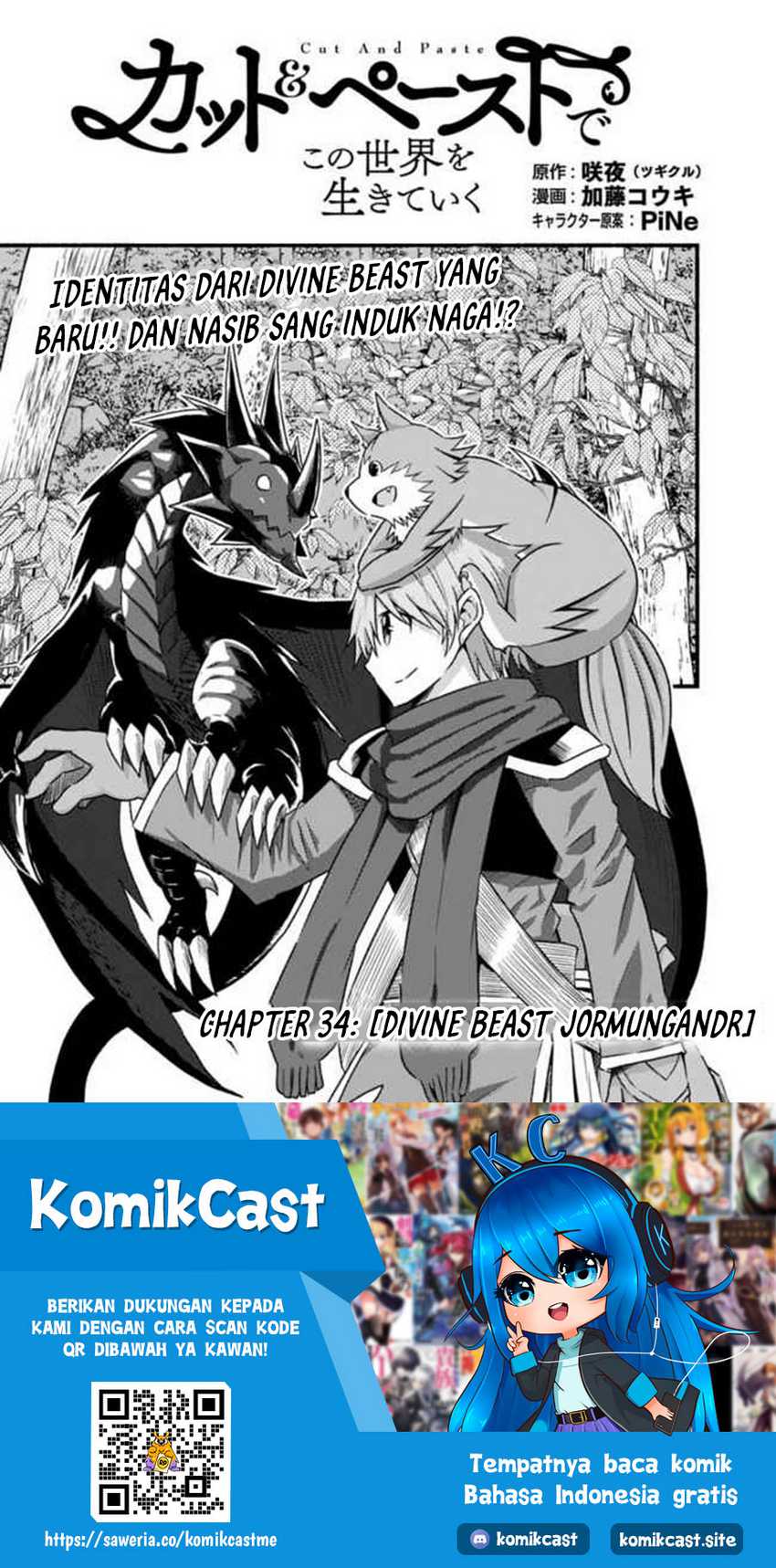 Baca Manga Living In This World With Cut & Paste Chapter 34 Gambar 2