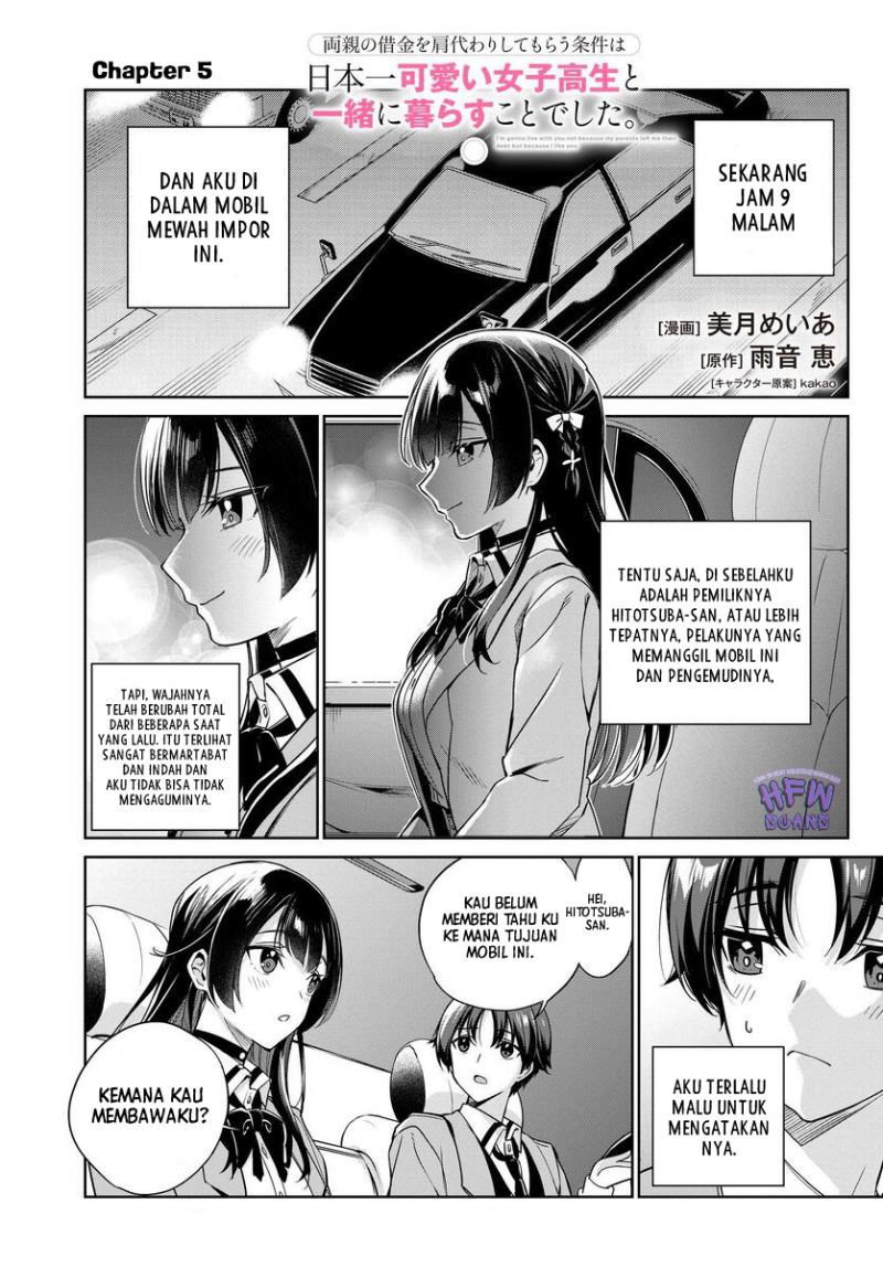 Baca Manga Ryoushin no Shakkin wo Katagawari Shite Morau Jouken wa Nihon’ichi Kawaii Joshikousei to Issho ni Kurasu Koto Deshita Chapter 05 Gambar 2