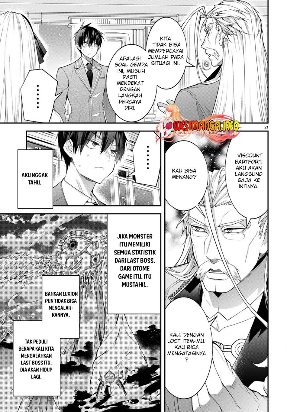 Otome Game Sekai wa Mob ni Kibishii Sekai Desu Chapter 49 Gambar 24