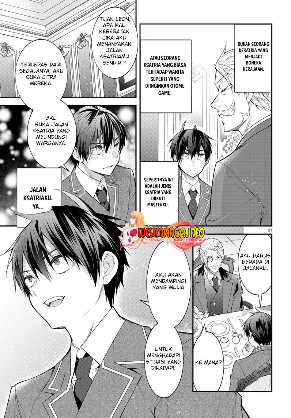 Otome Game Sekai wa Mob ni Kibishii Sekai Desu Chapter 49 Gambar 34