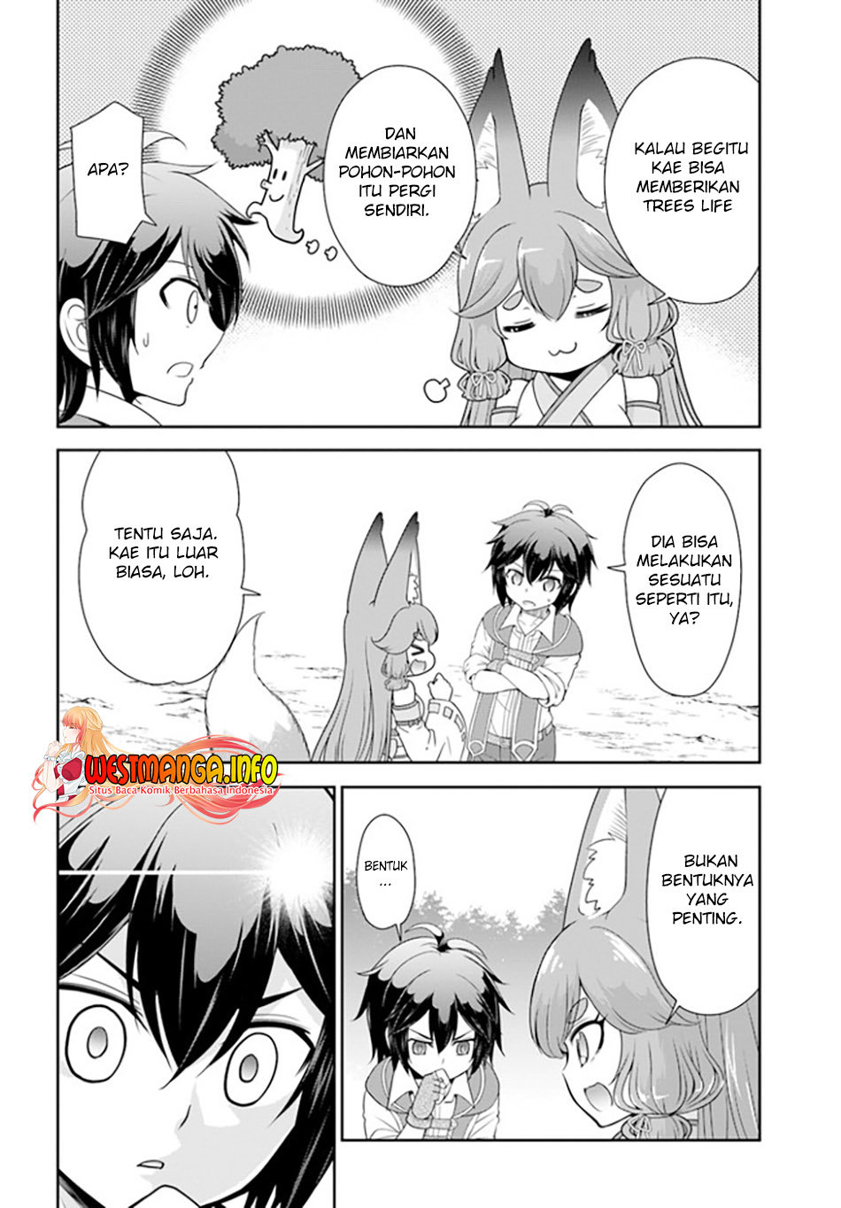 Tenohira Kaitakumura de Isekai Kenkouki ~Fueteku Yome-tachi to Nonbiri Mujintou Raifu~ Chapter 36 Gambar 25