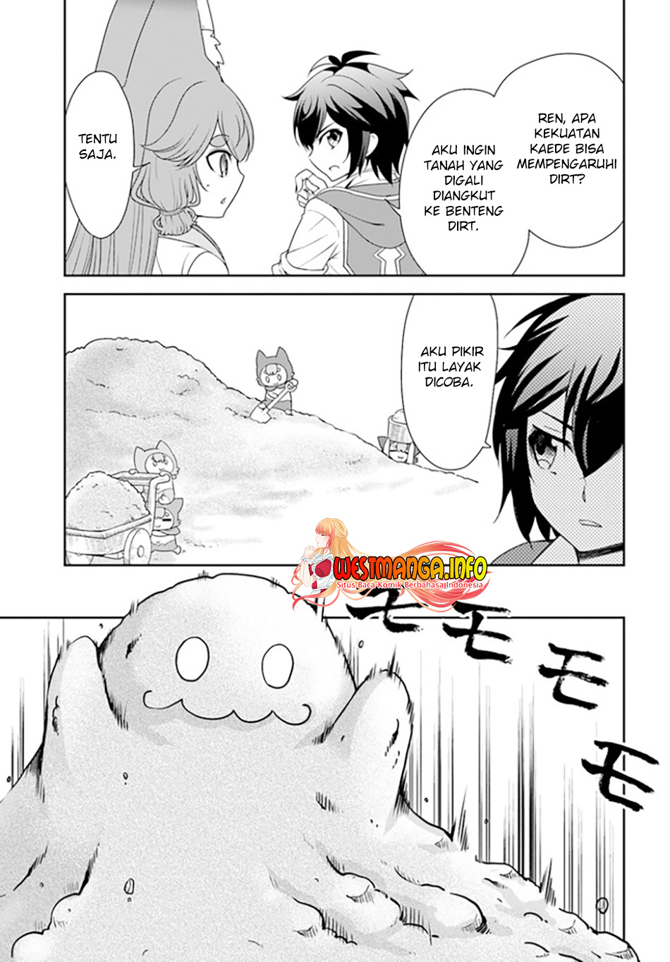 Tenohira Kaitakumura de Isekai Kenkouki ~Fueteku Yome-tachi to Nonbiri Mujintou Raifu~ Chapter 36 Gambar 26