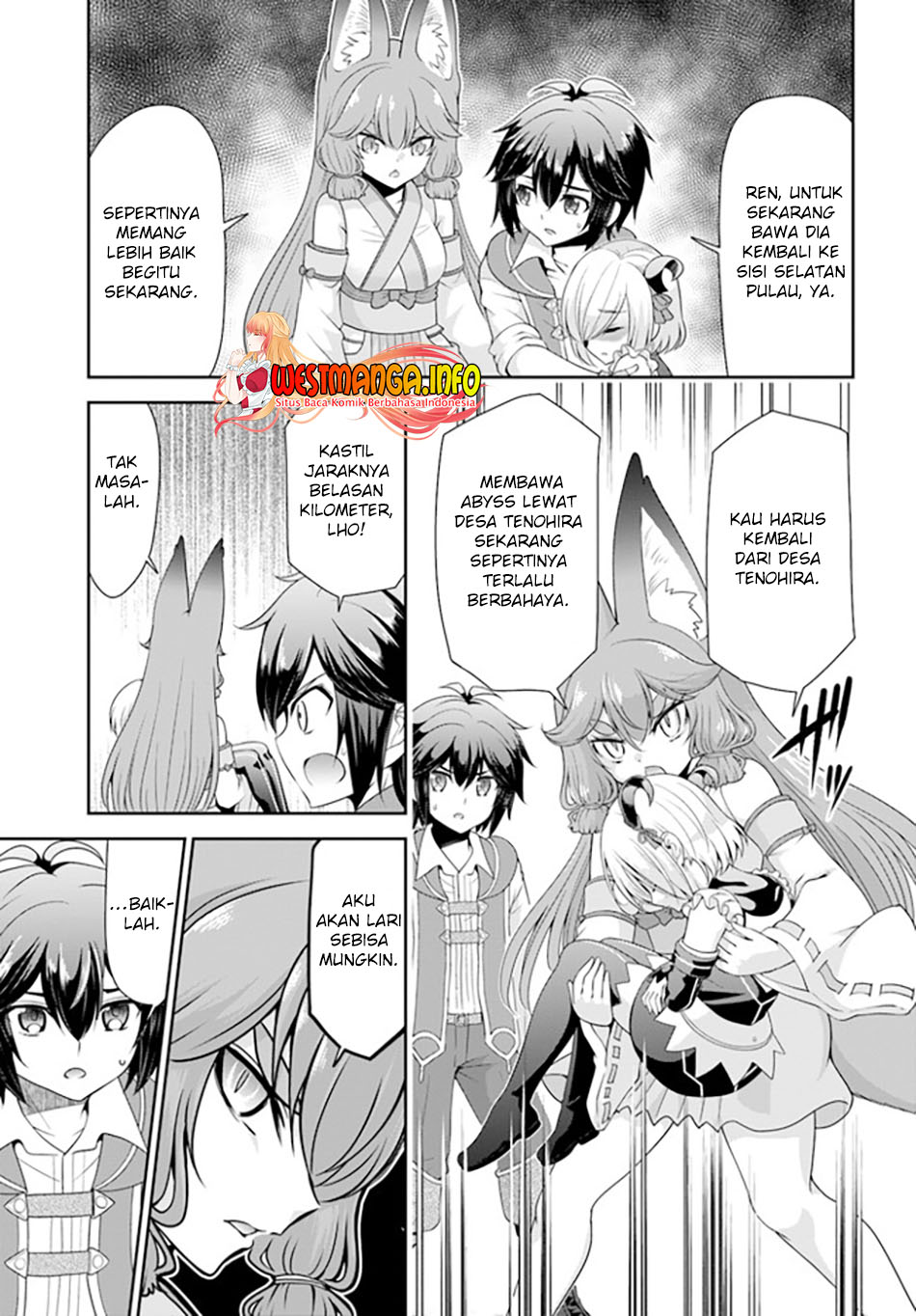 Tenohira Kaitakumura de Isekai Kenkouki ~Fueteku Yome-tachi to Nonbiri Mujintou Raifu~ Chapter 36 Gambar 8
