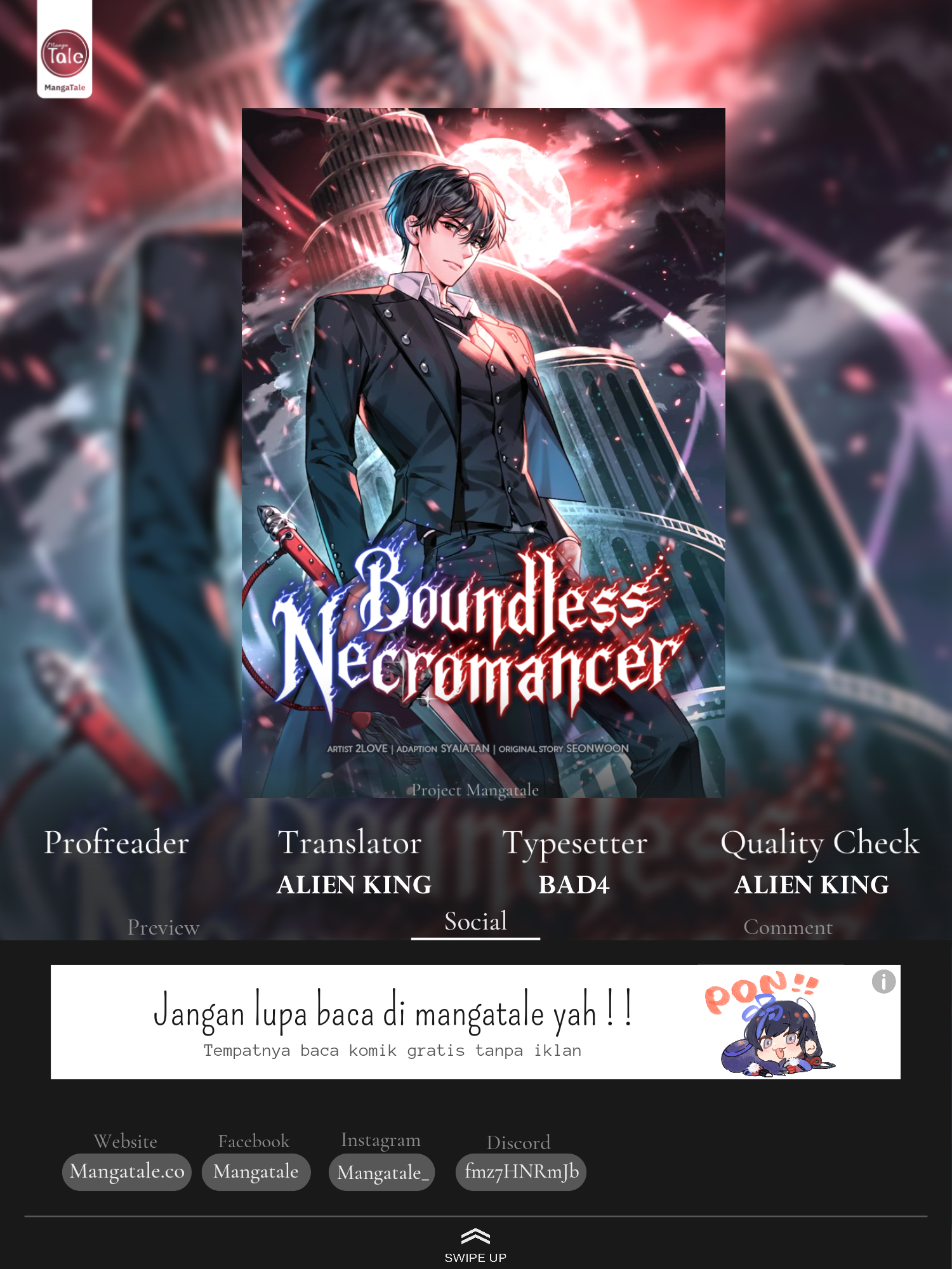 Baca Komik Boundless Necromancer Chapter 11 Gambar 1