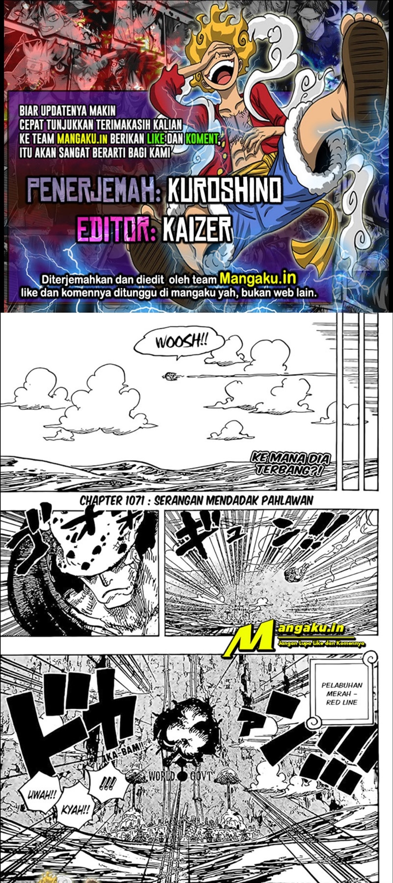 Baca Komik One Piece Chapter 1071 Gambar 1