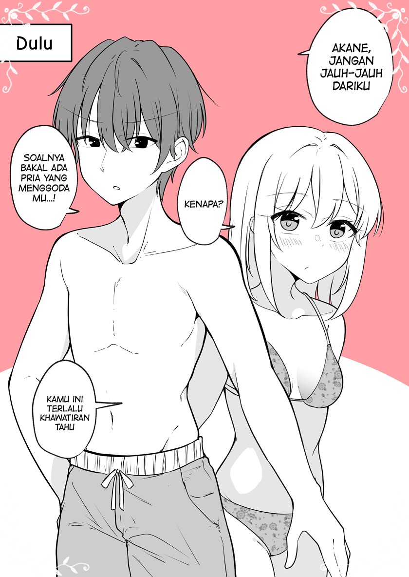 Baca Komik Daily Life of a Couple in Which the Boyfriend Became a Girl One Day Chapter 24 Gambar 1