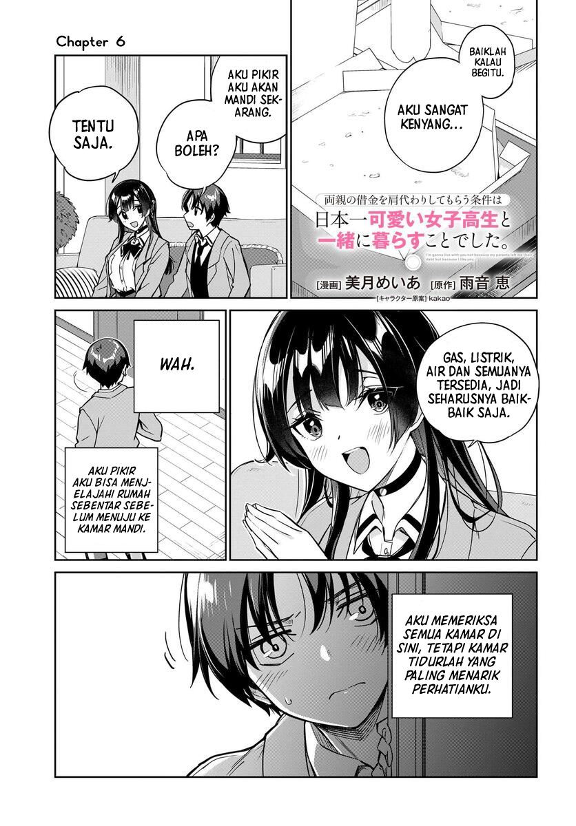 Baca Komik Ryoushin no Shakkin wo Katagawari Shite Morau Jouken wa Nihon’ichi Kawaii Joshikousei to Issho ni Kurasu Koto Deshita Chapter 06 Gambar 1