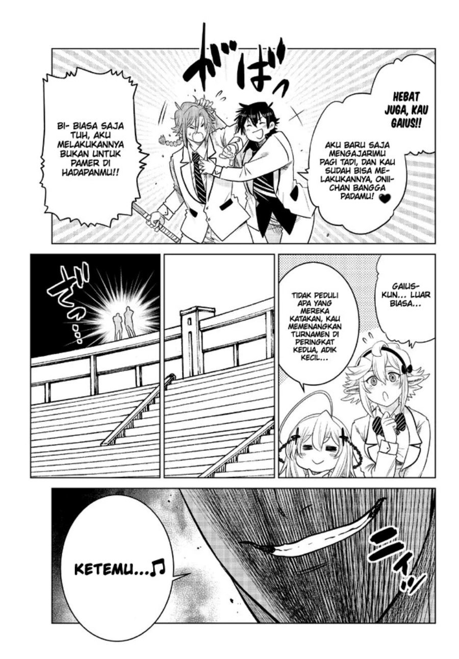 Ochikobore Datta Ani Ga Jitsuha Saikyou: Shijou Saikyou No Yuusha Wa Tensei-shi, Gakuen De Mujikaku Ni Musou Suru Chapter 16 Gambar 47
