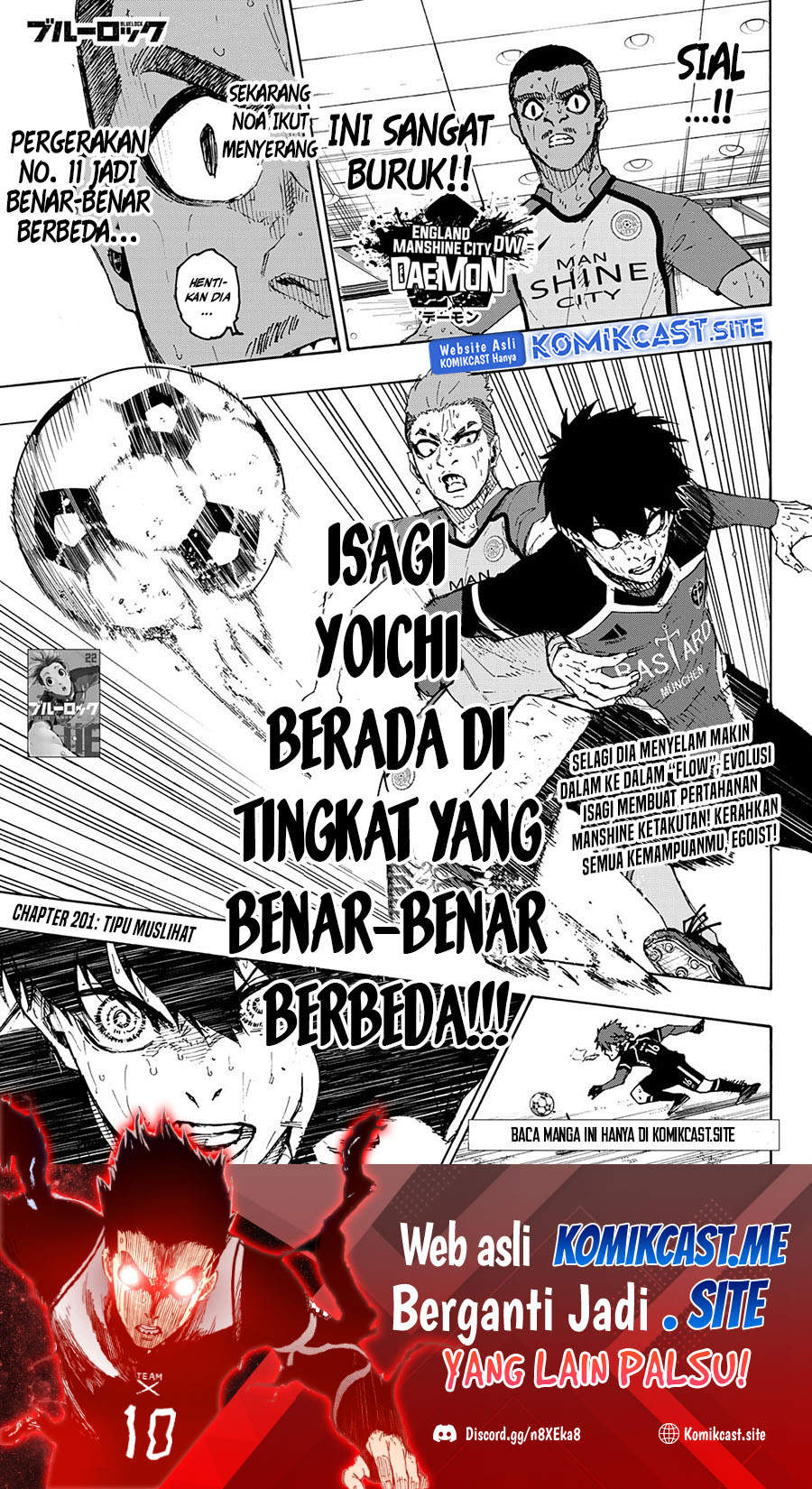 Baca Manga Blue Lock Chapter 201 Gambar 2