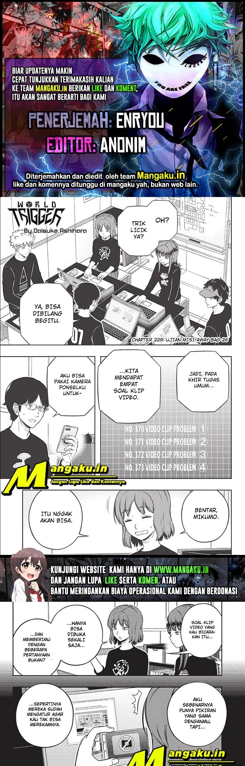 Baca Komik World Trigger Chapter 229 Gambar 1