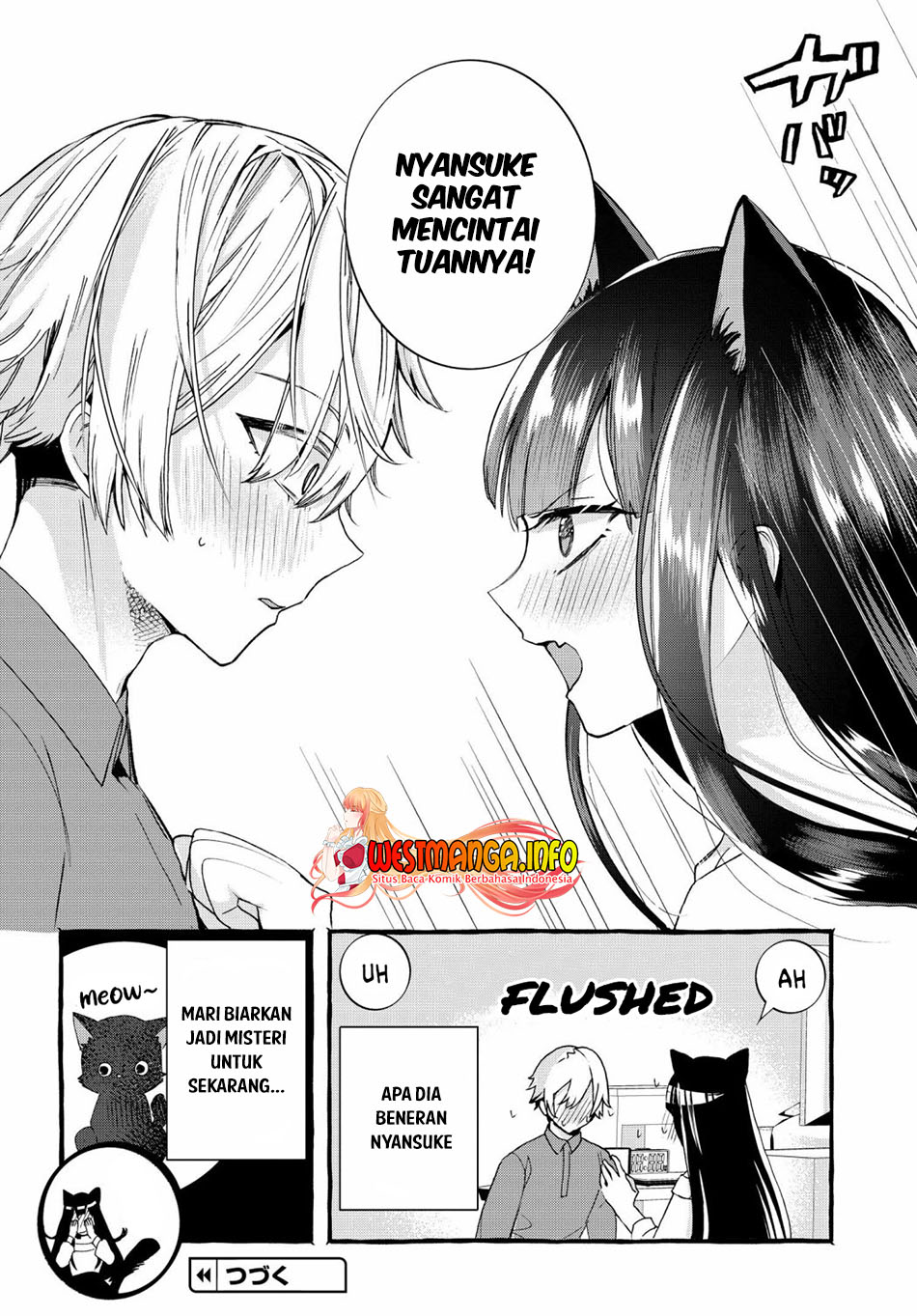 Chiteki de Cool na Kouhai Bijo, Ore no Kai Neko ni naru Chapter 03 Gambar 12