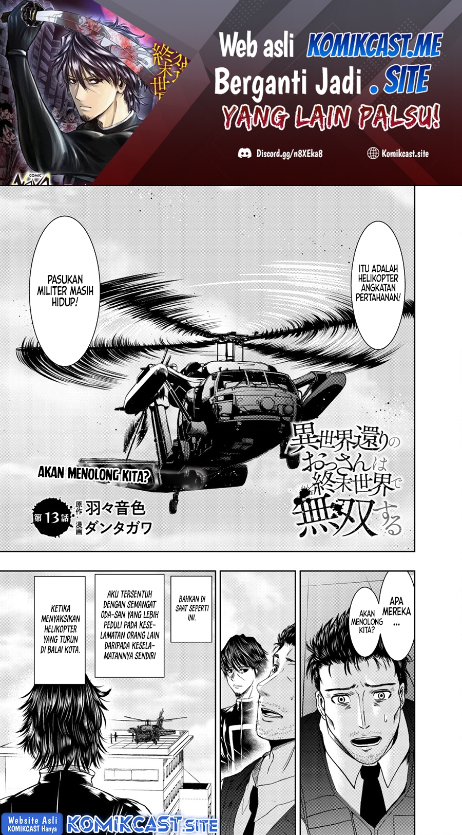 Manga Isekai Kaeri no Ossan wa Shuumatsu de Sekai de Musou Suru Chapter 13 gambar nomor 2