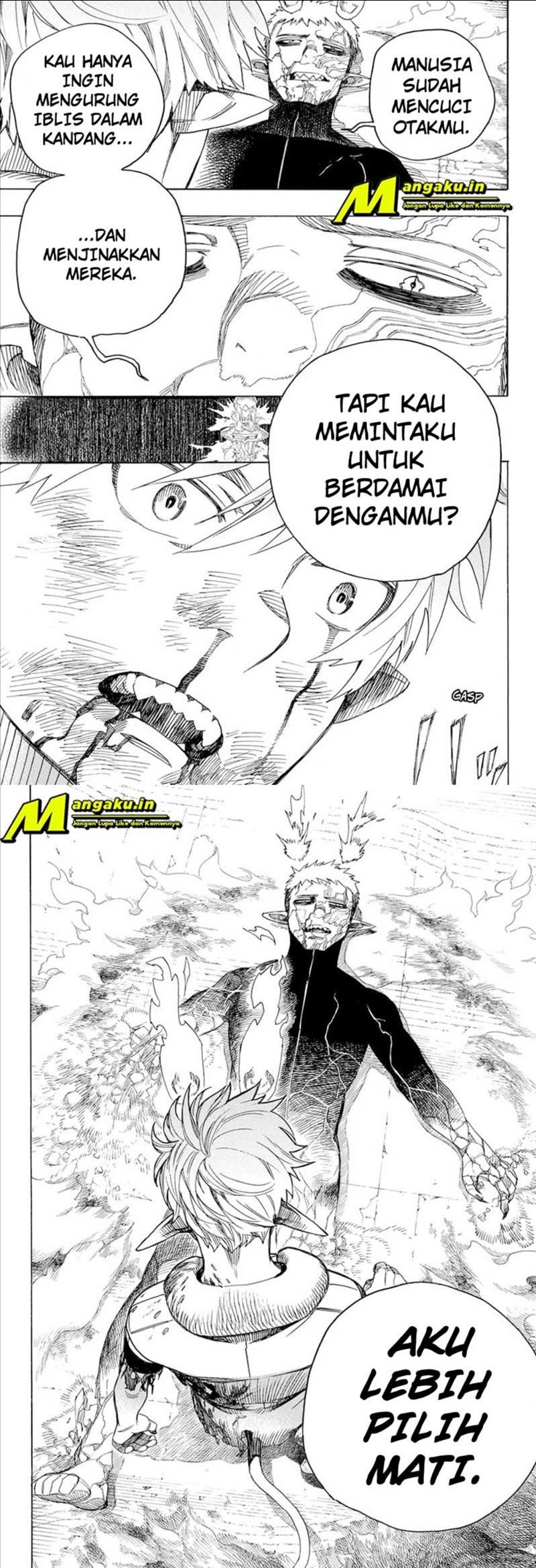 Baca Manga Ao no Exorcist Chapter 138.2 Gambar 2