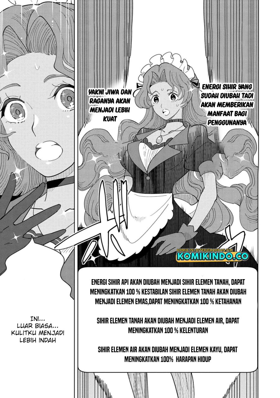 Souzou Renkinjutsushi wa Jiyuu wo Ouka suru: Kokyou wo Tsuihou saretara, Maou no Ohizamoto de Chouzetsu Kouka no Magic Item Tsukuri-houdai ni Narimashita Chapter 08.2 Gambar 5