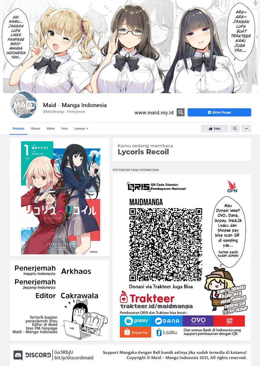 Baca Manga Lycoris Recoil Chapter 02 Gambar 2