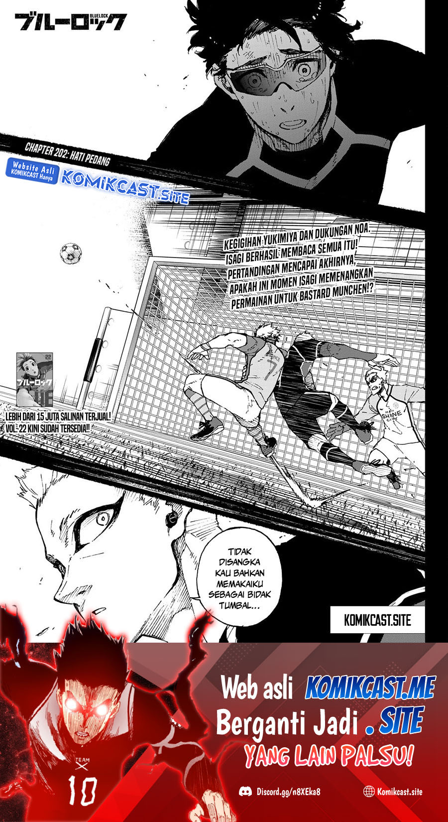 Baca Manga Blue Lock Chapter 202 Gambar 2
