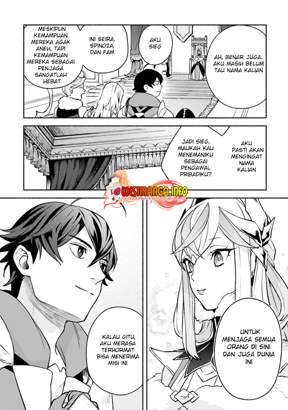 Sono Monban, Saikyou Nitsuki: Tsuihou Sareta Bougyo Ryoku 9999 no Senshi, Outo no Monban Toshite Musou Suru Chapter 14.3 Gambar 8