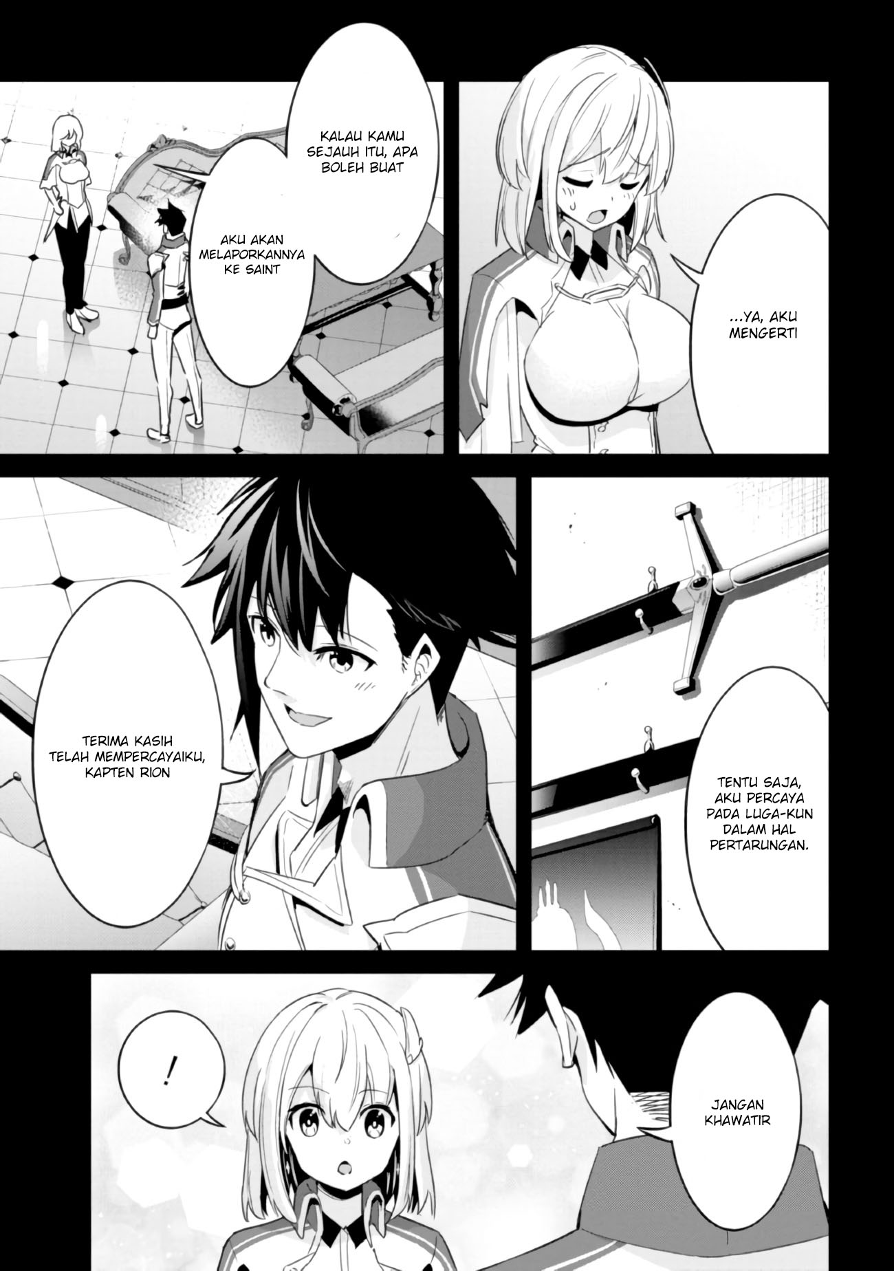 Seikishi ni Natta kedo Danchou no Oppai ga Sugosugite Kokoro ga Kiyomerarenai Chapter 08 Gambar 5