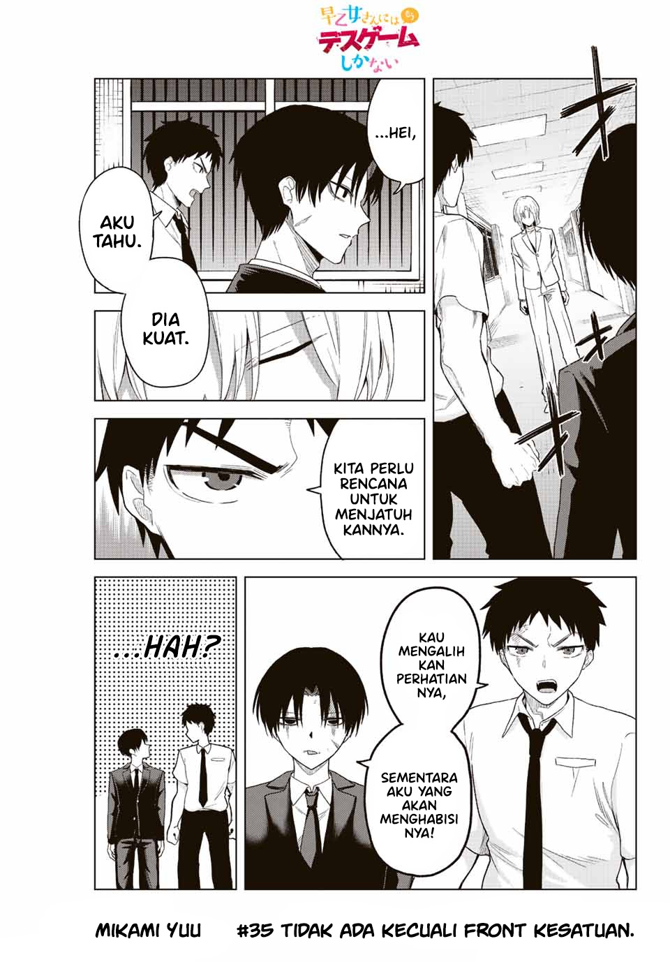Baca Manga The Death Game Is All That Saotome-san Has Left Chapter 35 Gambar 2