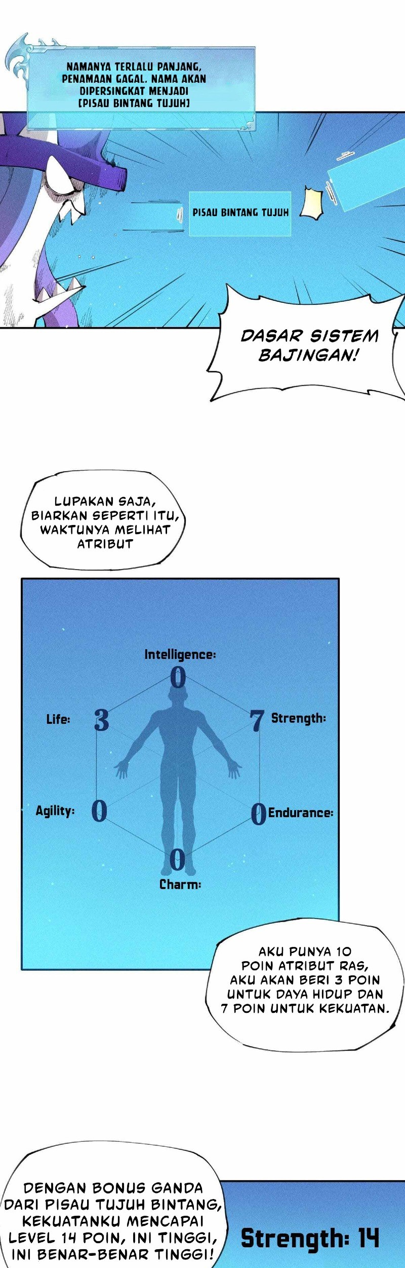Even Though My Character Is a Jellyfish, I’m Still Super Strong Chapter 7 Gambar 28