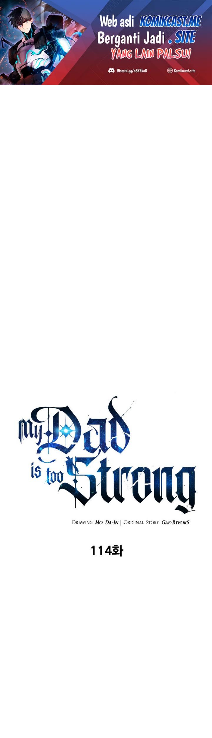 Baca Manhwa My Dad Is Too Strong Chapter 114 Gambar 2