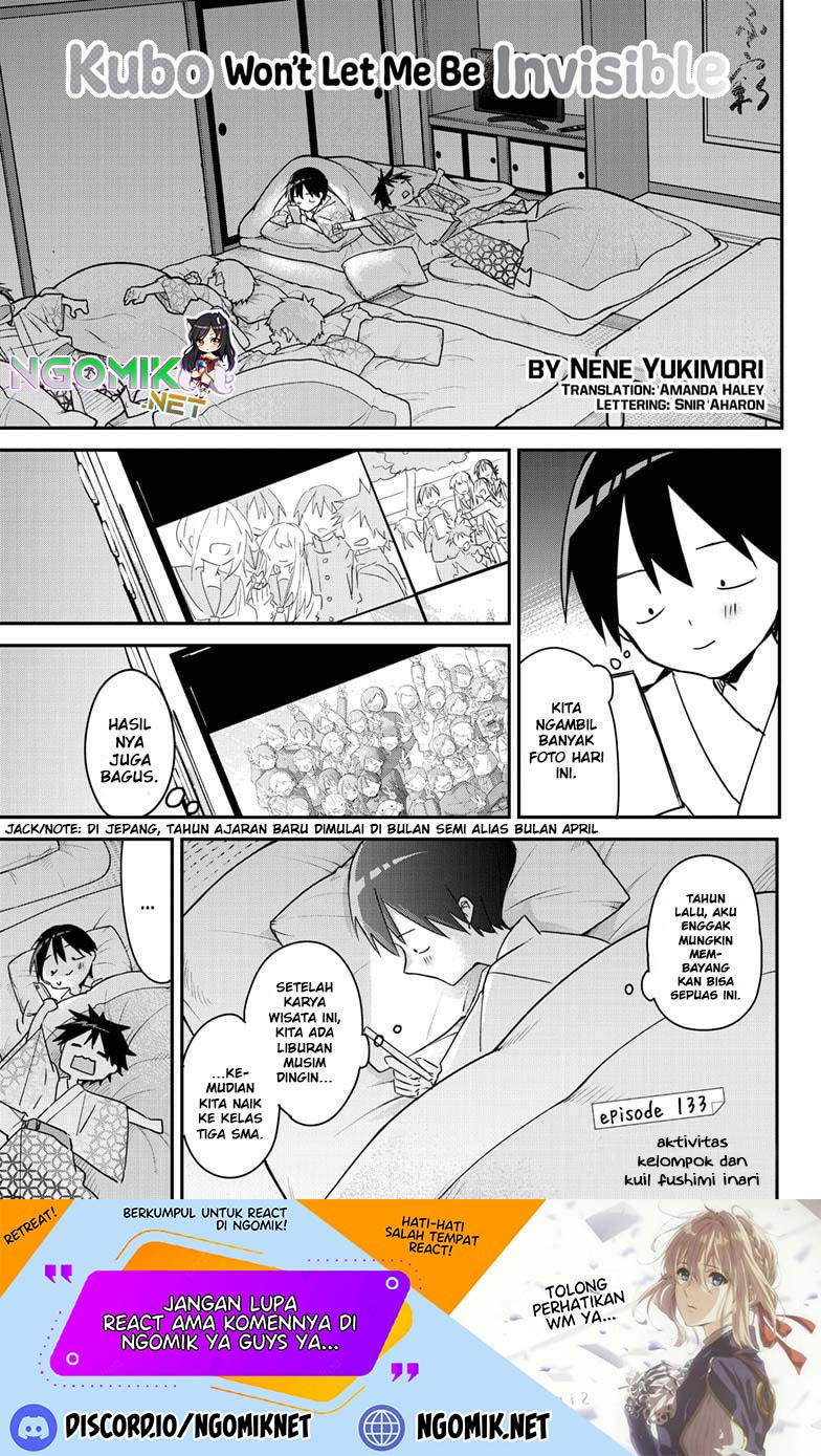 Baca Manga Kubo-san wa Boku (Mobu) wo Yurusanai Chapter 133 Gambar 2