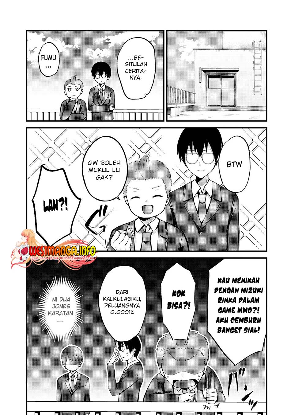 Netoge no Yome ga Ninki Idol datta Chapter 04 Gambar 14