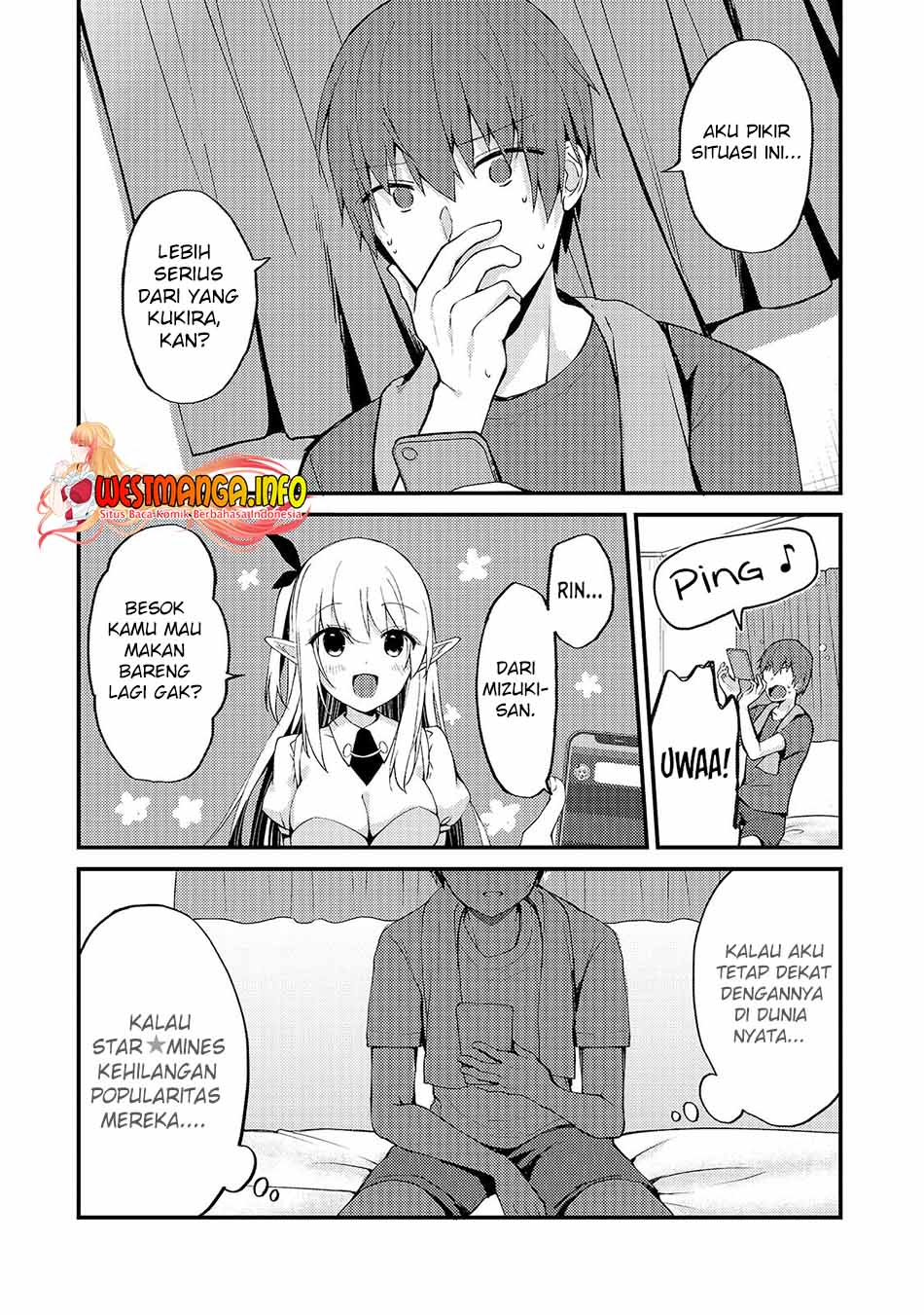 Netoge no Yome ga Ninki Idol datta Chapter 04 Gambar 19