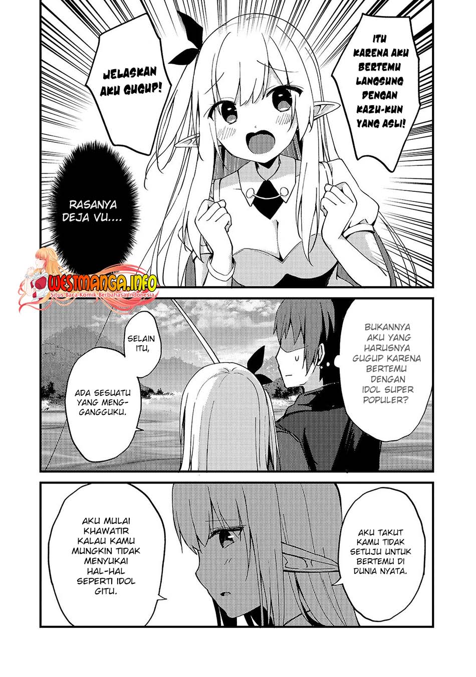 Netoge no Yome ga Ninki Idol datta Chapter 04 Gambar 7