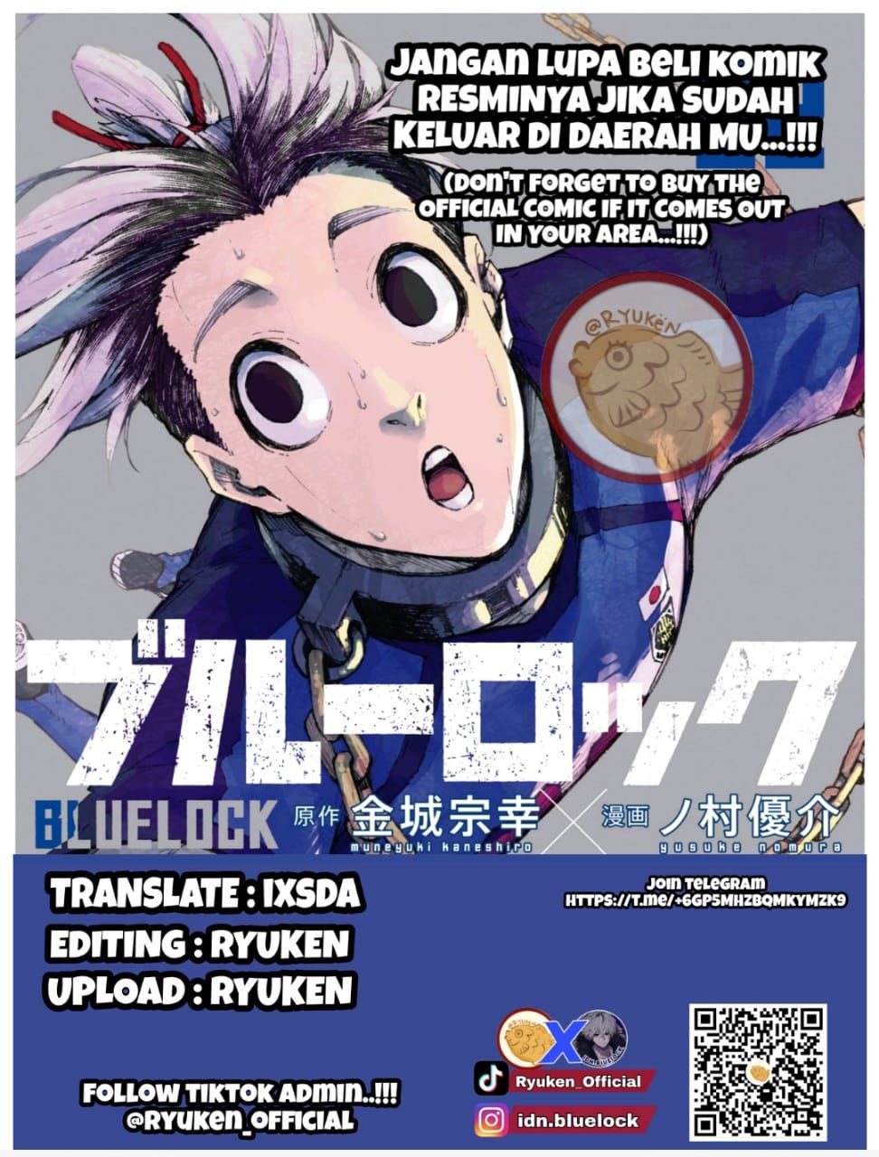 Baca Komik Blue Lock Chapter 204 Gambar 1