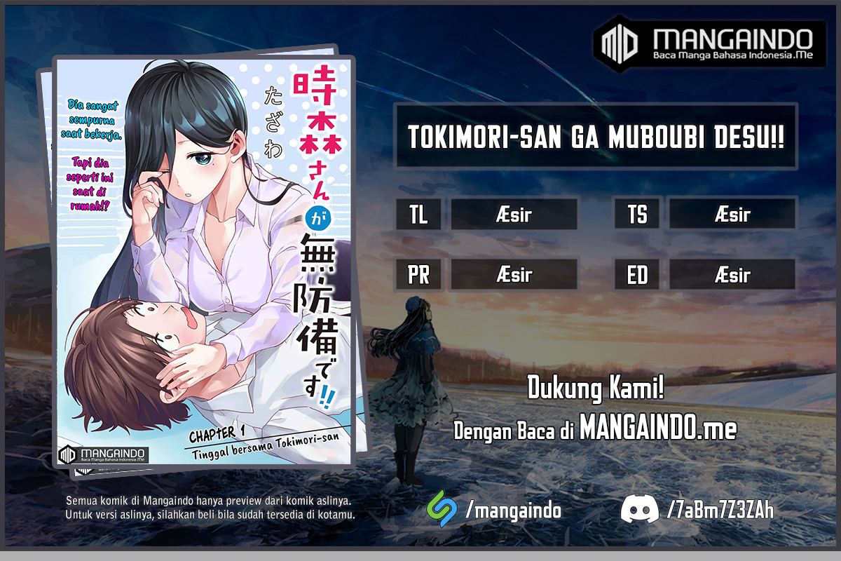 Baca Komik Tokimori-san ga Muboubi desu!! Chapter 01 Gambar 1