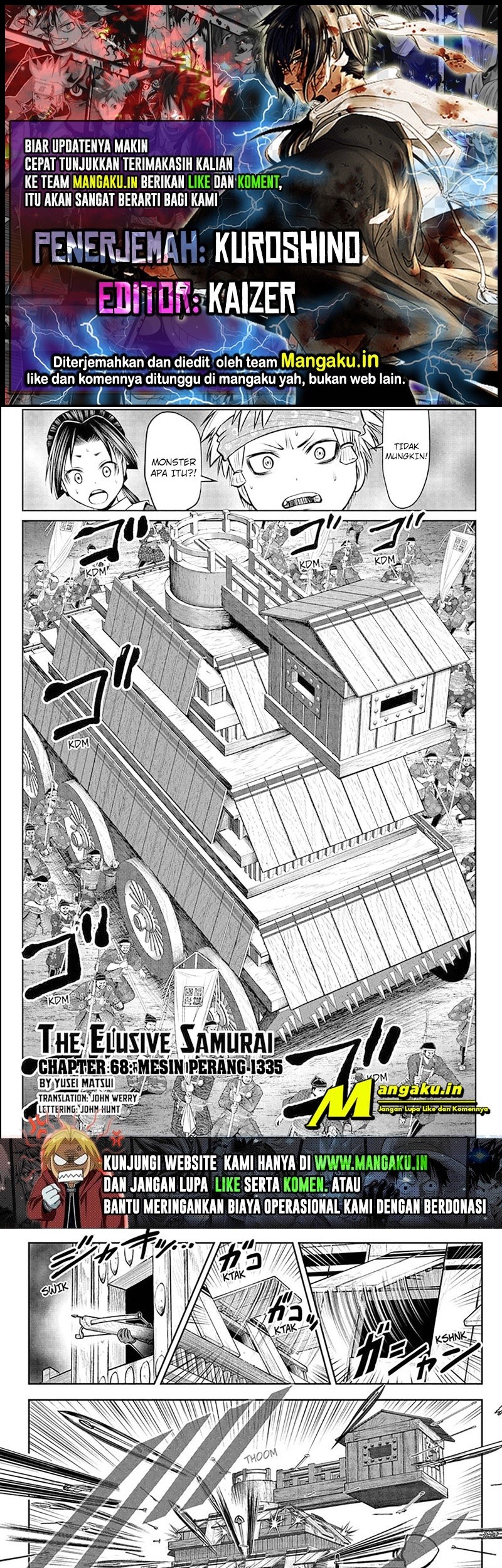 Baca Komik The Elusive Samurai Chapter 68 Gambar 1