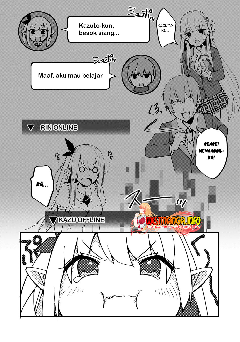 Netoge no Yome ga Ninki Idol datta Chapter 05 Gambar 10