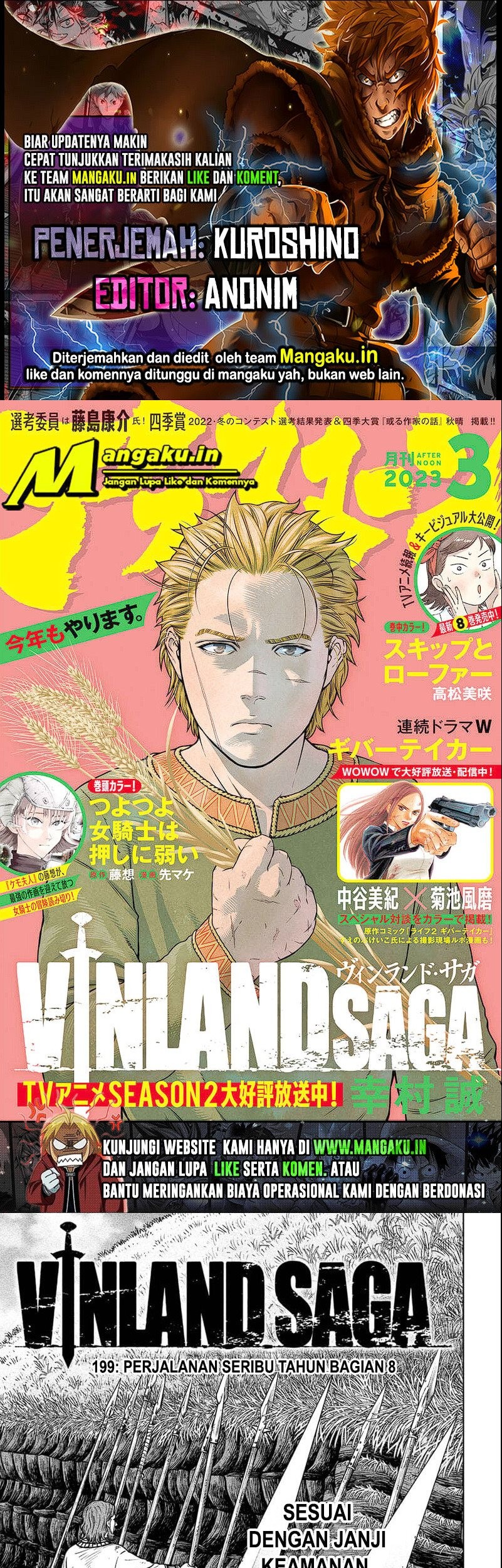 Baca Komik Vinland Saga Chapter 199 Gambar 1