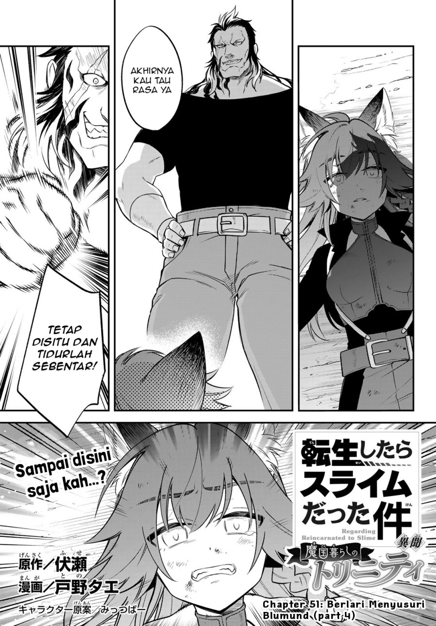 Baca Manga Tensei Shitara Slime Datta Ken Ibun: Makoku Gurashi no Trinity Chapter 51 Gambar 2