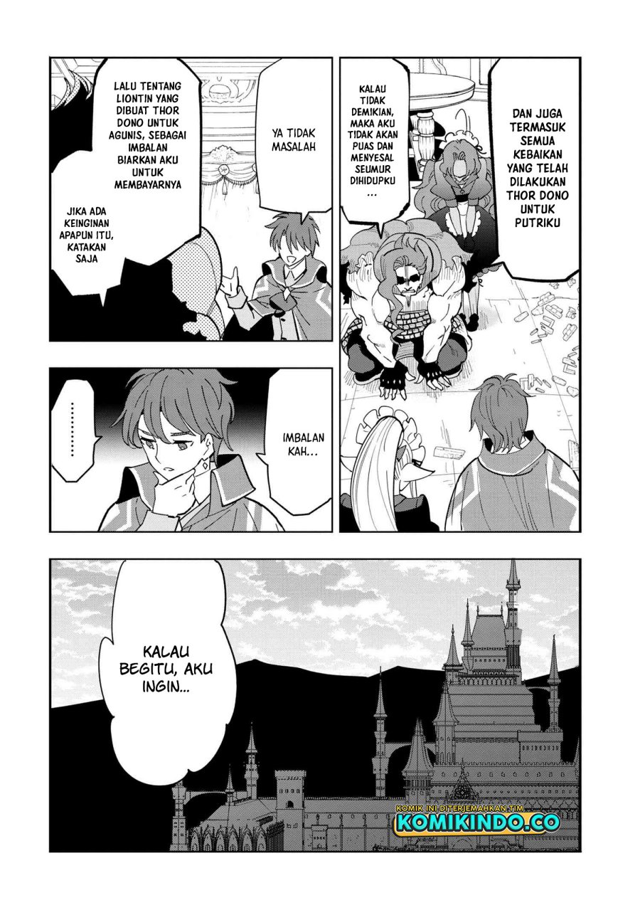 Souzou Renkinjutsushi wa Jiyuu wo Ouka suru: Kokyou wo Tsuihou saretara, Maou no Ohizamoto de Chouzetsu Kouka no Magic Item Tsukuri-houdai ni Narimashita Chapter 09.2 Gambar 16