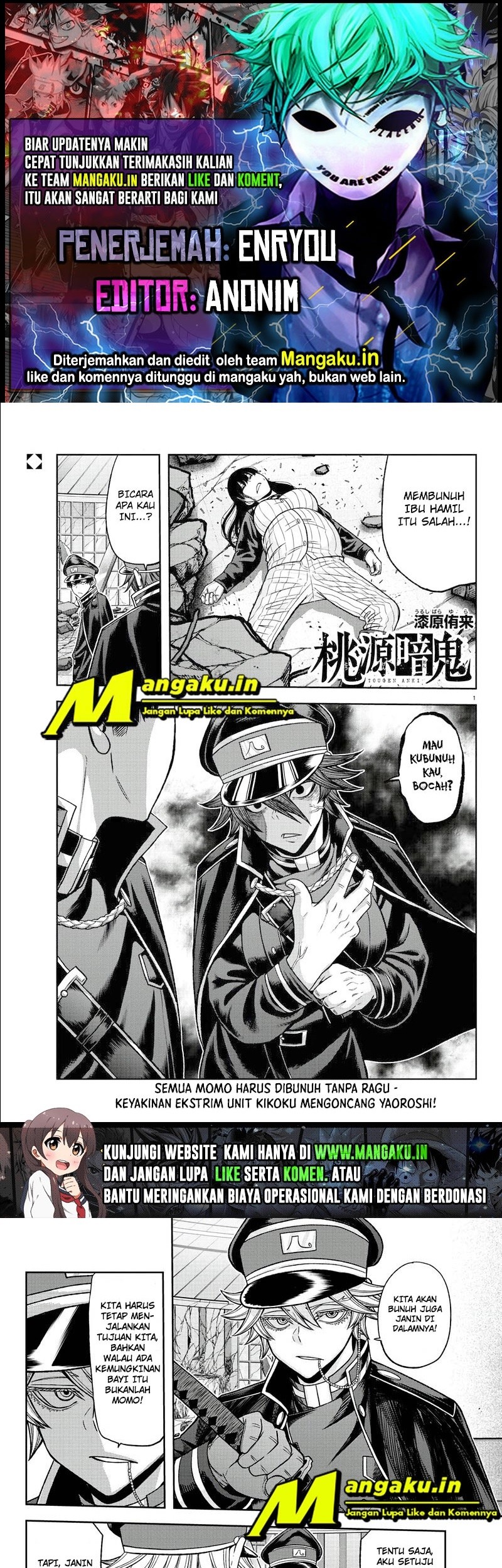 Baca Komik Tougen Anki Chapter 98 Gambar 1
