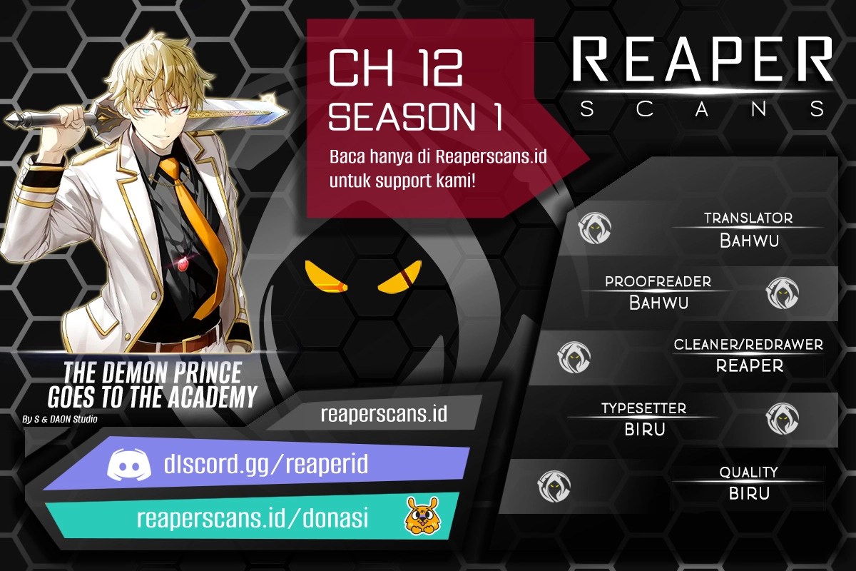 Baca Komik The Demon Prince Goes to the Academy Chapter 12 Gambar 1