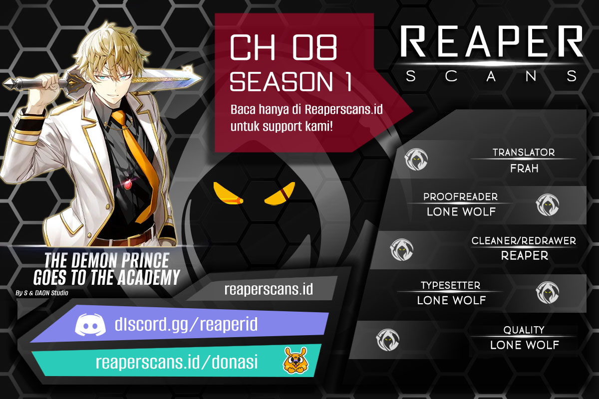 Baca Komik The Demon Prince Goes to the Academy Chapter 8 Gambar 1