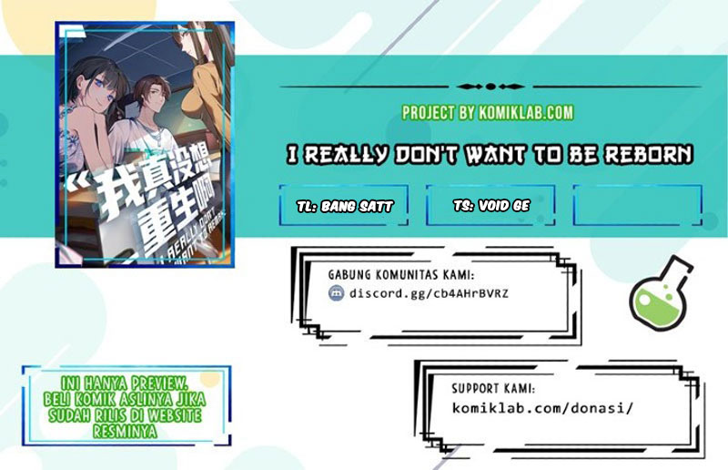 Baca Komik I Really Don’t Want to Be Reborn Chapter 21 Gambar 1