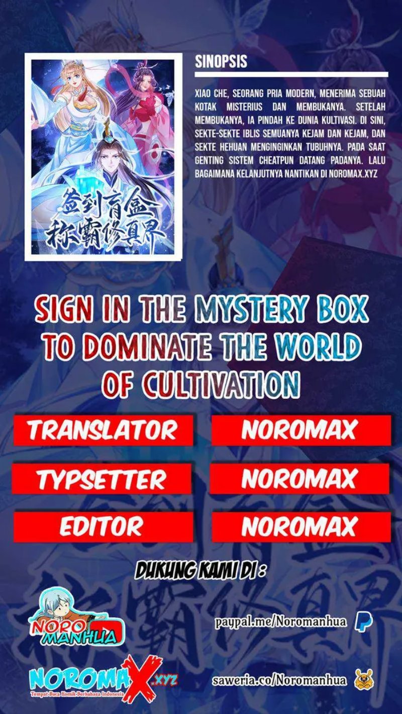 Komik Sign in the Mystery Box to Dominate the World of Cultivation Chapter 66 gambar nomor 1