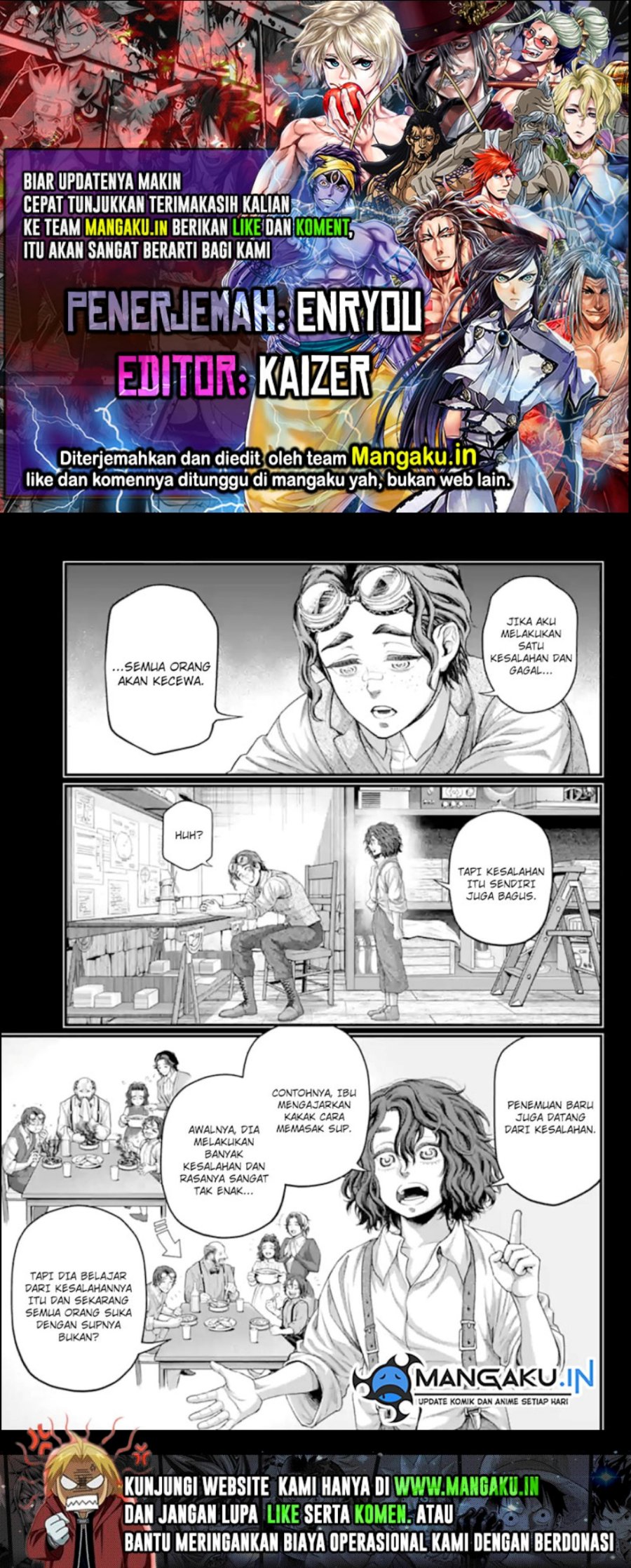 Baca Komik Shuumatsu no Valkyrie Chapter 74.2 Gambar 1