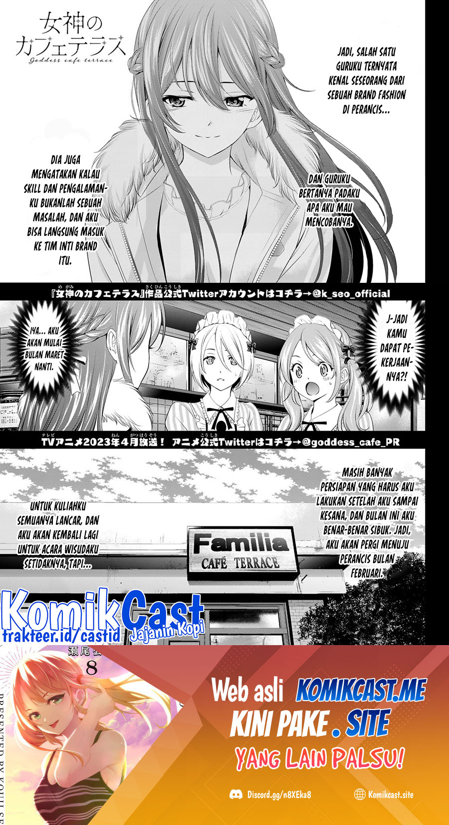 Baca Manga Megami no Kafeterasu (Goddess Café Terrace) Chapter 88 Gambar 2