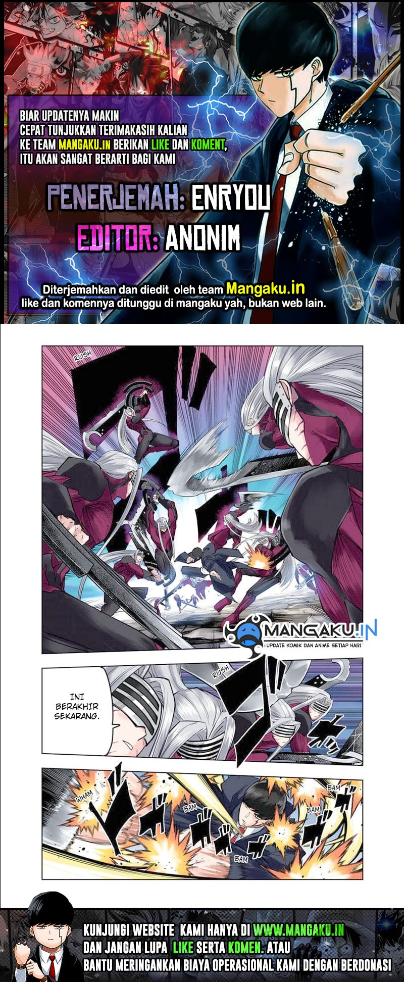Baca Komik Mashle: Magic and Muscles Chapter 141 Gambar 1