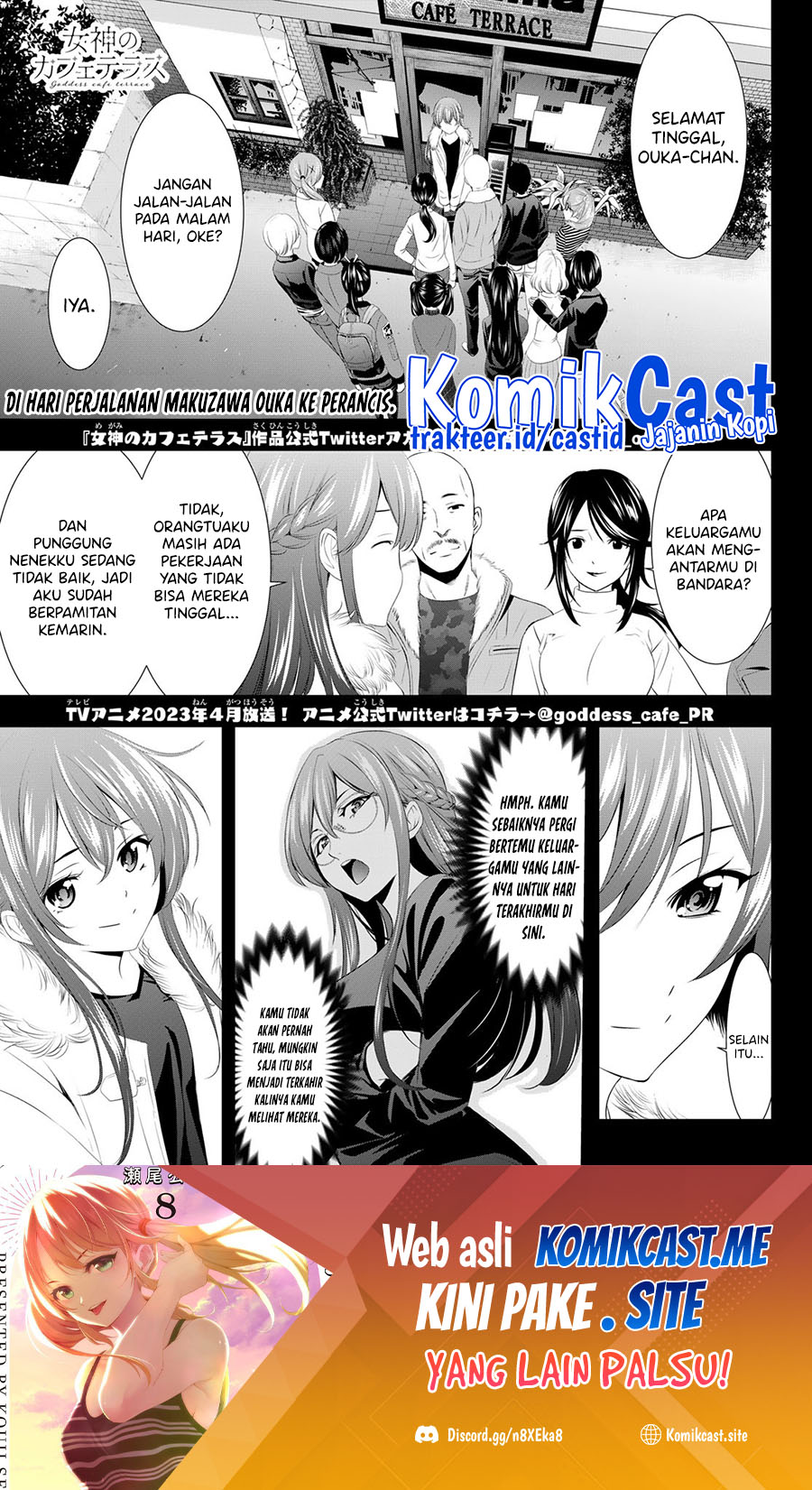Baca Manga Megami no Kafeterasu (Goddess Café Terrace) Chapter 89 Gambar 2