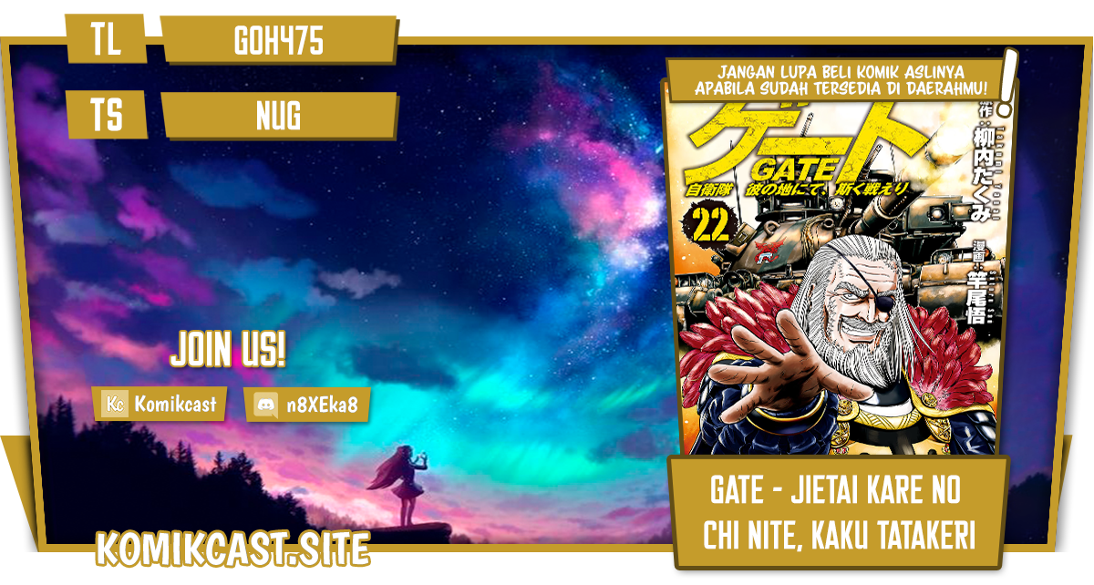 Baca Komik Gate – Jietai Kare no Chi nite Kaku Tatakeri Chapter 119 Gambar 1