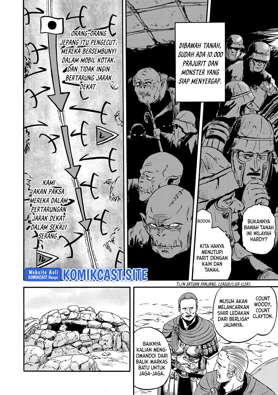 Gate – Jietai Kare no Chi nite Kaku Tatakeri Chapter 119 Gambar 16