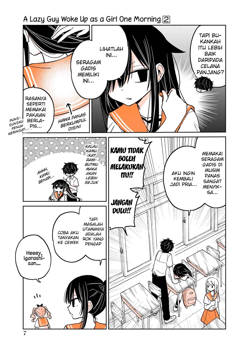 A Lazy Guy Woke Up as a Girl One Morning Chapter 09 Gambar 9